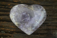 Polished Purple Lepidolite  Hearts  x 6 From Madagascar - Toprock Gemstones and Minerals 