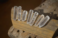 Polished Semi Optic Clear Quartz Jewellery Points x 35 From Madagascar