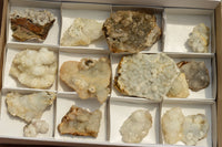 Natural Rare Mountain "Snow" Quartz Specimens  x 15 From Alberts Mountain, Lesotho - TopRock