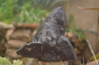 Natural Groovy Self Healed Smokey Quartz Cluster & Large Crystal  x 2 From Malawi - TopRock