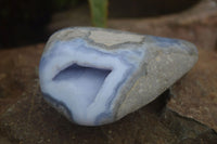 Polished Blue Lace Agate Free Forms  x 2 From Nsanje, Malawi - Toprock Gemstones and Minerals 