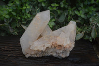 Natural Large Multi Crystal Etched Quartz Specimen  x 1 From Zambia - Toprock Gemstones and Minerals 