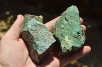 Natural Rough Blue Shattuckite Specimens  x 8 From Namibia - TopRock