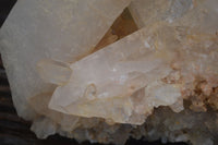 Natural Large Multi Crystal Etched Quartz Specimen  x 1 From Zambia - Toprock Gemstones and Minerals 