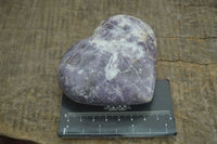 Polished Purple Lepidolite  Hearts  x 6 From Madagascar - Toprock Gemstones and Minerals 