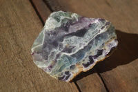 Polished  One Side Polished Watermelon Fluorite Pieces  x 12 From Uis, Namibia