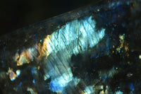 Polished Labradorite Standing Free Form With Blue & Gold Flash  x 1 From Tulear, Madagascar - Toprock Gemstones and Minerals 