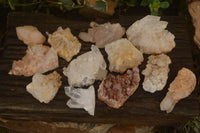 Natural Mixed Selection Of Quartz Clusters  x 12 From Madagascar