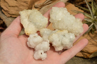 Natural Rare Mountain "Snow" Quartz Specimens  x 15 From Alberts Mountain, Lesotho - TopRock