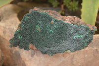 Natural Crystalline Botryoidal Malachite Specimens  x 3 From Congo - Toprock Gemstones and Minerals 