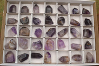 Polished Stunning Selection Of Small Window Amethyst Crystals  x 35 From Akansobe, Madagascar - TopRock