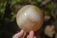 Polished Agate Spheres x 2 From Madagascar