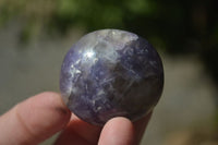 Polished Mini Purple Lepidolite Palm Stones  x 24 From Ambatondrazaka, Madagascar - Toprock Gemstones and Minerals 