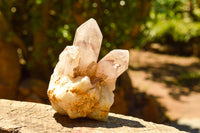 Natural Red Hematoid Phantom Quartz Specimens  x 6 From Karoi, Zimbabwe - TopRock