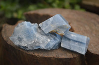 Natural New Sky Blue Calcite With Hematite Specimens  x 35 From Spitzkoppe, Namibia - Toprock Gemstones and Minerals 