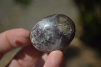 Polished Mini Purple Lepidolite Palm Stones  x 24 From Ambatondrazaka, Madagascar - Toprock Gemstones and Minerals 