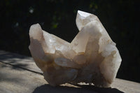 Natural Large Multi Crystal Etched Quartz Specimen  x 1 From Zambia - Toprock Gemstones and Minerals 