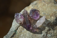 Natural Window Amethyst Crystals  x 70 From Chiredzi, Zimbabwe