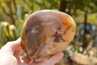 Polished Stunning Dendritic Agate Standing Free Forms  x 3 From Moralambo, Madagascar - TopRock