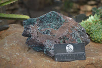 Natural Drusy Coated Malachite On Dolomite Specimen x 1 From Likasi, Congo - Toprock Gemstones and Minerals 