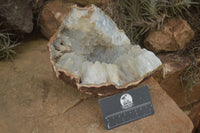 Natural Quartz Crystal Centred Geode Specimen  x 1 From Zululand, South Africa - TopRock