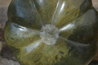 Polished Green Verdite Pumpkin Carving x 1 From Mazoe, Zimbabwe