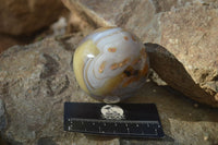 Polished Agate Spheres x 2 From Madagascar