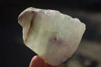 Polished  One Side Polished Watermelon Fluorite Pieces  x 12 From Uis, Namibia