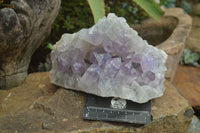 Natural Jacaranda Amethyst Clusters x 2 From Mumbwa, Zambia - TopRock