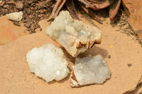 Natural Rare Mountain "Snow" Quartz Specimens  x 15 From Alberts Mountain, Lesotho - TopRock