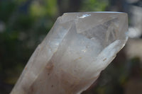 Natural Semi Polished Quartz Crystals x 2 From Angola