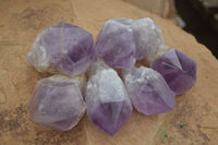 Polished Jacaranda Amethyst Points  x 6 From Zambia - TopRock