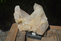 Natural Large Multi Crystal Etched Quartz Specimen  x 1 From Zambia - Toprock Gemstones and Minerals 