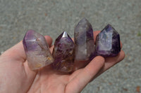 Polished Stunning Selection Of Small Window Amethyst Crystals  x 35 From Akansobe, Madagascar - TopRock