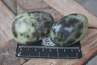 Polished Spotted Leopard Stone Gallets  x 12 From Nyanga & Shamva, Zimbabwe - Toprock Gemstones and Minerals 