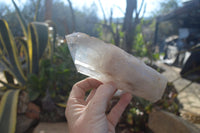 Natural Semi Polished Quartz Crystals x 2 From Angola