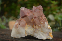 Natural Red Hematoid Quartz Specimens x 3 From Karoi, Zimbabwe - TopRock