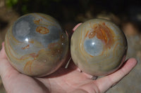 Polished Polychrome / Picasso Jasper Spheres  x 3 From Madagascar - Toprock Gemstones and Minerals 