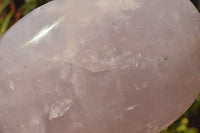 Polished Blueish Pink Rose Quartz Standing Free Forms x 2 From Ambatondrazaka, Madagascar - TopRock