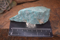 Natural Rough Amazonite Cobbed Specimens  x 12 From Madagascar