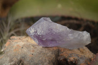 Natural Single Jacaranda Amethyst Crystals x 12 From Mumbwe, Zambia