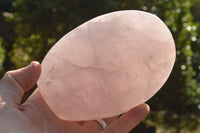 Polished Blueish Pink Rose Quartz Standing Free Forms x 2 From Ambatondrazaka, Madagascar - TopRock