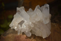 Natural Mixed Selection Of Quartz Clusters  x 12 From Madagascar