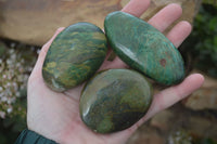 Polished Green Verdite Free Forms x 6 From Zimbabwe