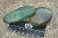 Polished Green Verdite Free Forms x 6 From Zimbabwe