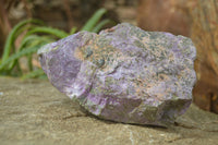 Natural Rough Stichtite & Serpentine Specimens x 2 From Barberton, South Africa