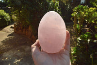 Polished Blueish Pink Rose Quartz Standing Free Forms x 2 From Ambatondrazaka, Madagascar - TopRock