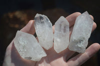 Natural Etched Clear Quartz Crystals  x 14 From Mpika, Zambia - Toprock Gemstones and Minerals 