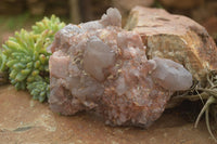 Natural Red Hematoid Quartz Specimens x 3 From Karoi, Zimbabwe - TopRock