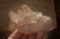 Natural Mixed Selection Of Quartz Clusters  x 12 From Madagascar